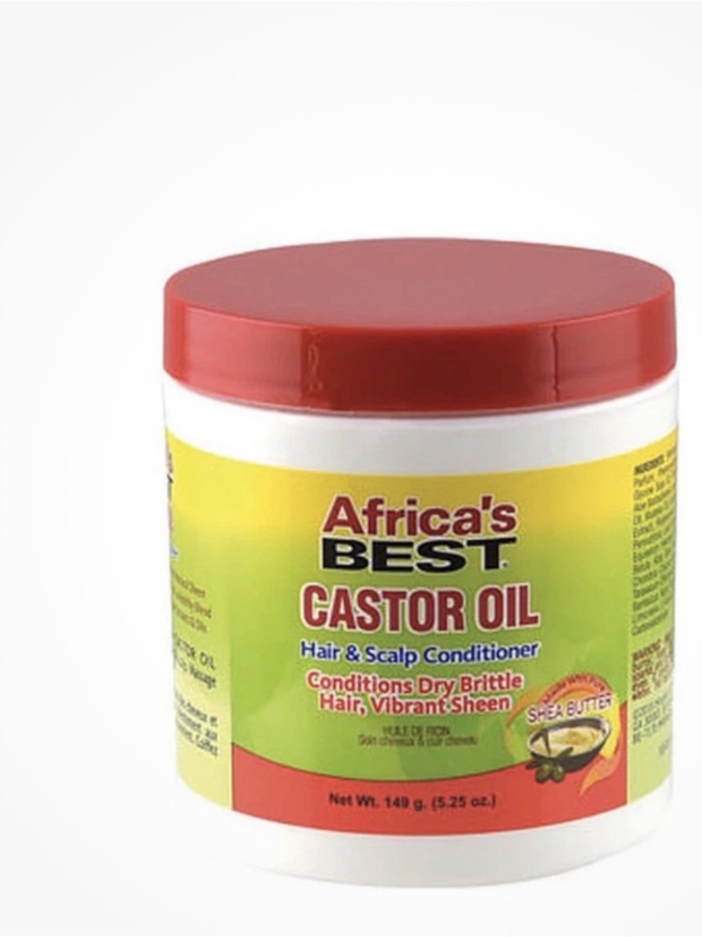 Castor Oil Hair & Scalp Conditioner - Red Lid